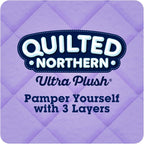 Buy now Quilted Northern Ultra Plush Toilet Paper, 32 Mega Rolls = 128 Regular Rolls, 3-Ply Bath Tissue (Packaging May Vary), 8 Count (Pack of 4) at indiglob india
