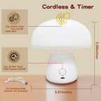 Red Light Therapy Lamp, Dimmable Red Night Light for Bedroom Sleep