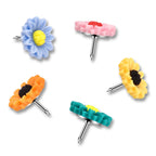 40Pcs Push Pins, Thumb Tacks for Bulletin Board, Flower Decorative Pins and Tacks, Cork Board Thumbtacks, Cute Thumbtack for Office Decorative