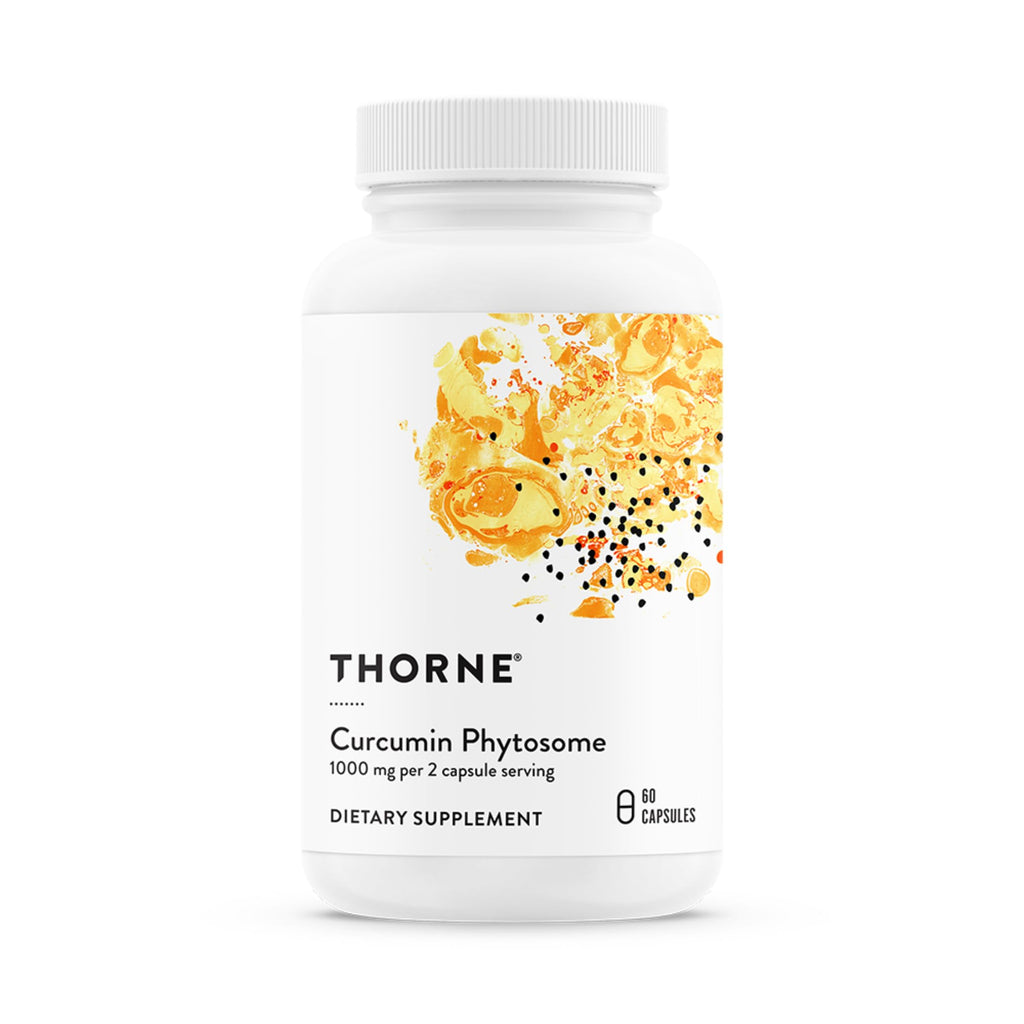 THORNE Curcumin Phytosome, 1,000 mg Curcumin Supplement, 60 Capsules | Supports Joint Stiffness, Muscle Soreness & a Healthy Inflammatory Response*, Clinically Studied, NSF Contents Certified