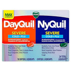 Buy now Vicks DayQuil & Nyquil Severe Cold, Flu & Congestion Medicine, 24 Count at indiglob india