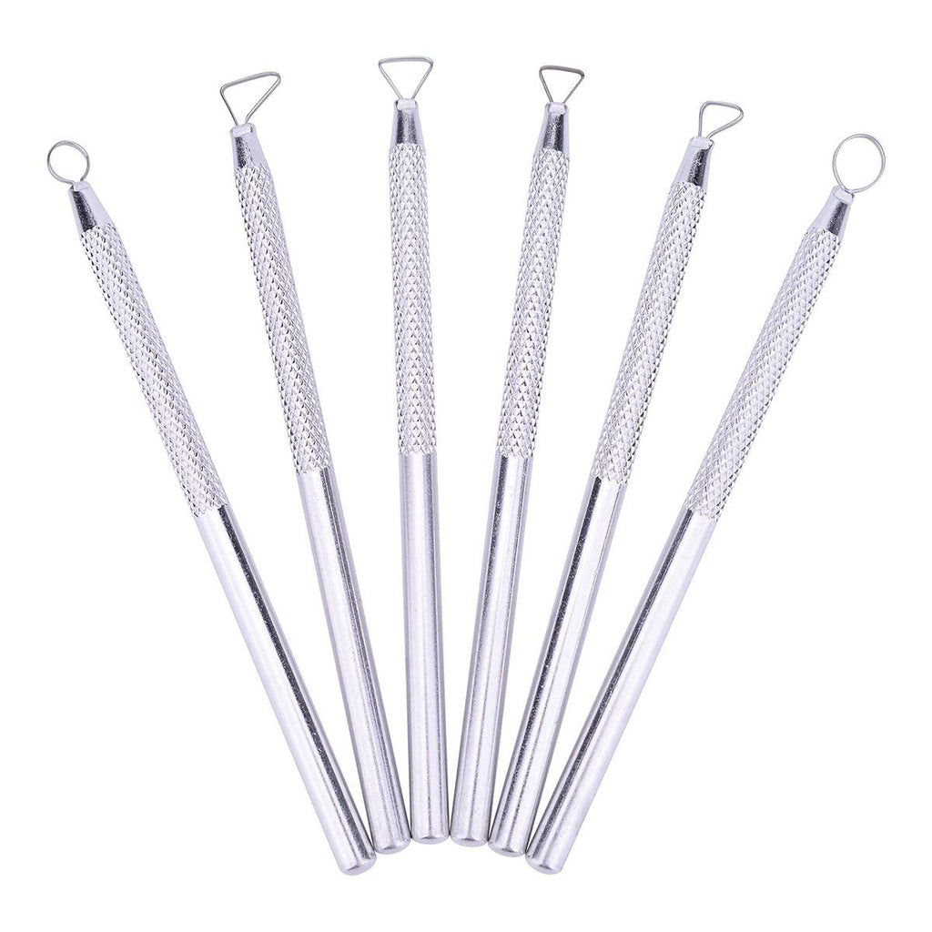 Zuoyou 6 Pcs Clay Pottery Sculpting ToolsSet Caving Craft Modelling Tools