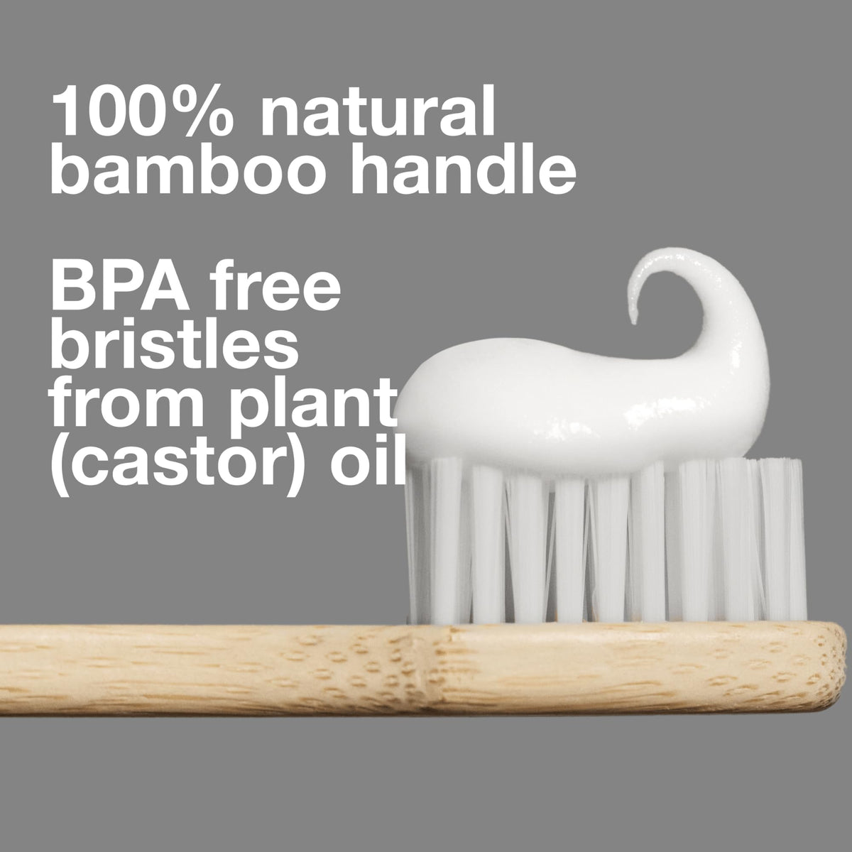 Davids Bamboo Soft Bristle Toothbrush Eco-Friendly BPA Free 3 Pack