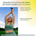 MegaFood Vitamin D3 K2, Bone, Muscle & Immune Health, Peach, 60 Gummies