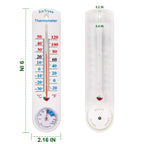 Outdoor Indoor Hygrometer Thermometer, Humidity Monitor, Temperature Humidity Gauge Meter with Celsius/Fahrenheit (℃/℉) for Patio, Field, Cellar, Garden, Humidors, Greenhouse, Closet by AikTryee
