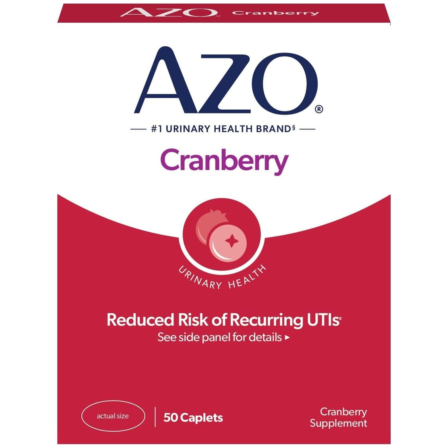 Buy now AZO Cranberry Pills for Urinary Tract Health for Women and Men, Adult Cranberry Supplement, Sugar-free, Non-GMO, 50 Softgel Capsules at indiglob india