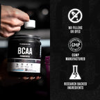 Jacked Factory BCAA Powder (Fermented) - 6g Branched Chain Essential Amino Acid Supplement for Improved Muscle Recovery, Reduced Fatigue, Increased Strength, Muscle Growth - 30 Servings, Fruit Punch