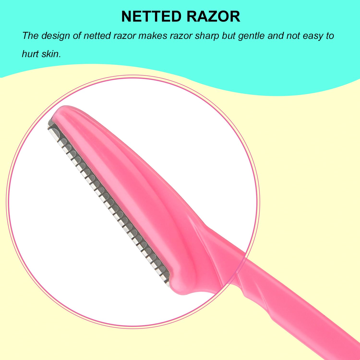 66 Eyebrow Razor and Face Razor for Women and Men, Eyebrow Hair Trimmer and Shaver with Protective Cover,Safe and Newbie Friendly | Eyebrow Hair Trimmer and Shaver with Protective Cover, Safe and Newbie Friendly