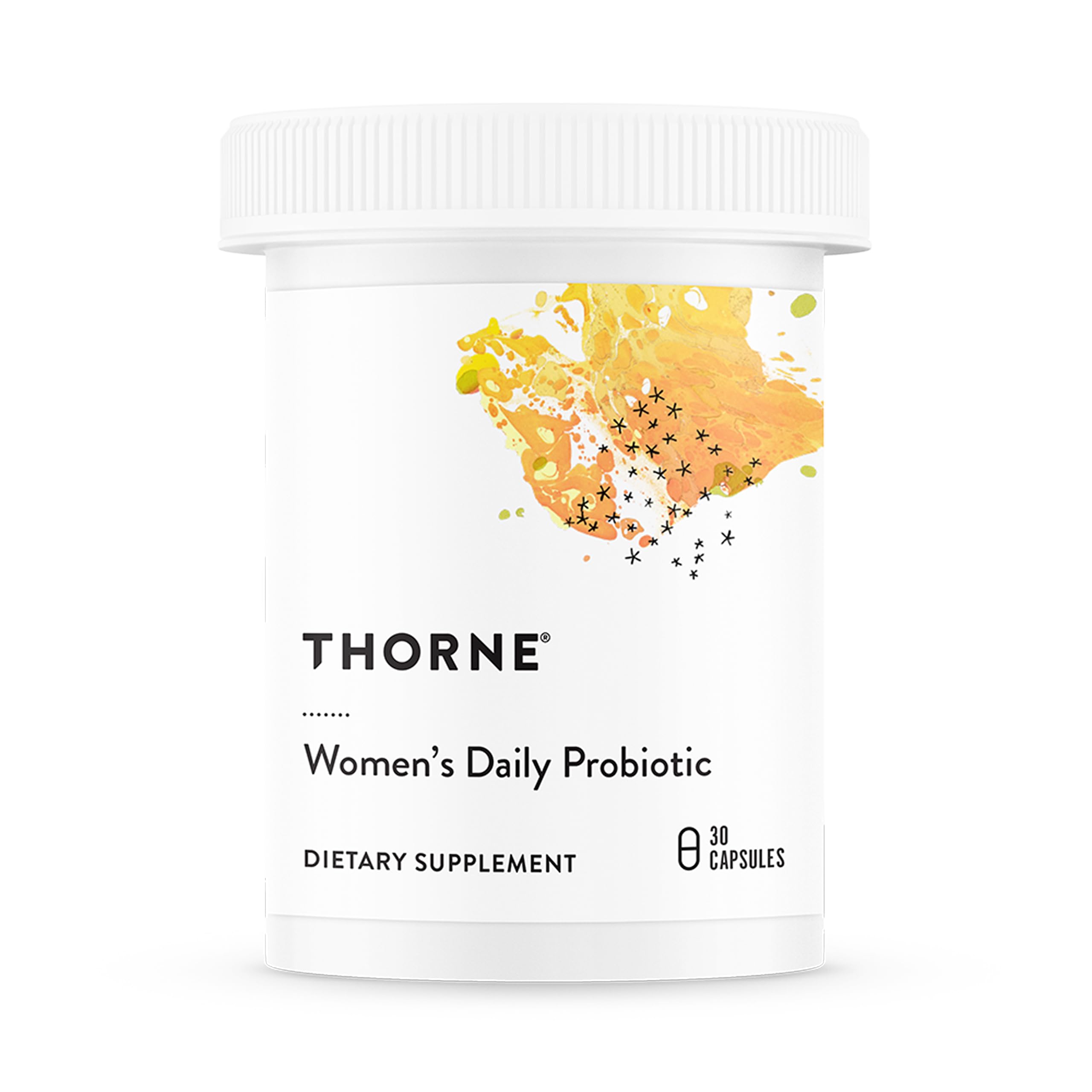 THORNE Women's Daily Probiotic, 10 Billion CFU, 8 Strains, 30 Capsules | Supports Vaginal & Urinary Tract Microbial Balance, Healthy Vaginal pH & Comfort*, Shelf-Stable, One Capsule Daily
