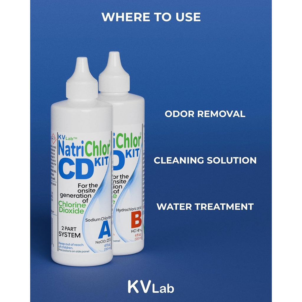 The Original NatriChlor CD Set in Accu-Drop Bottles | HCL | Extra Large Size (8 oz Total)