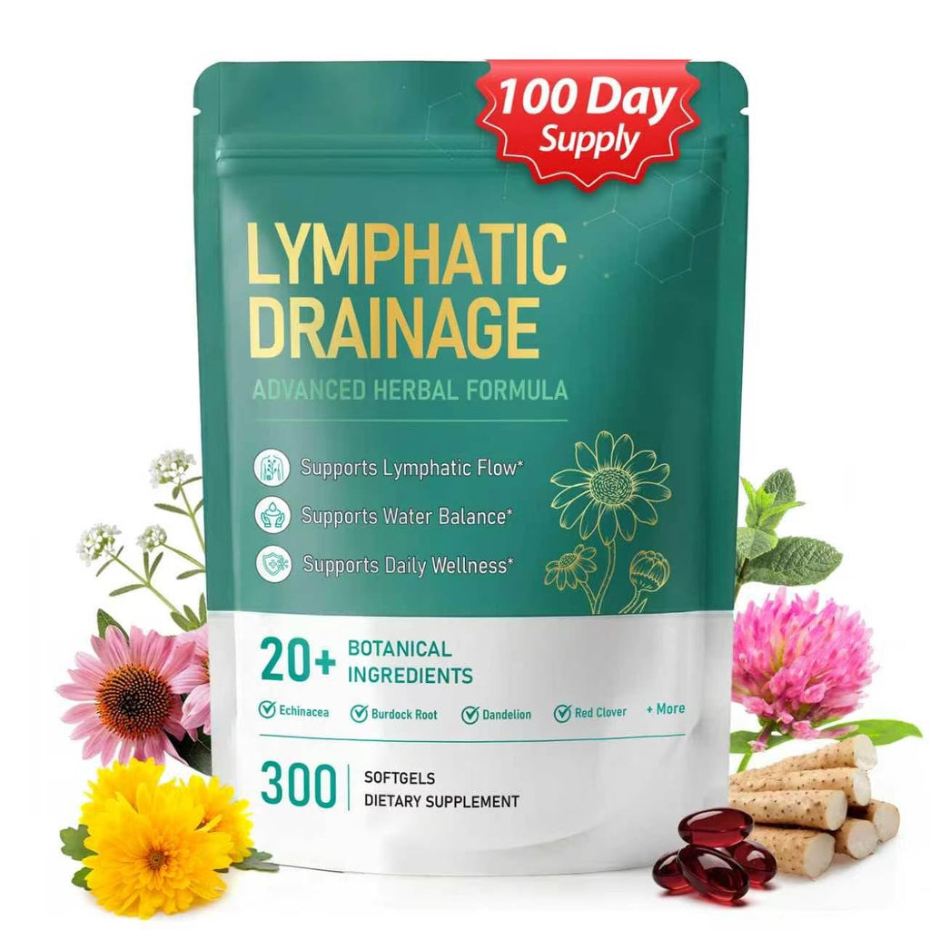 21-in-1 Lymphatic Drainage Supplement 300 Softgels