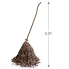 Halloween Decorations - 5.5 Ft Giant Light-Up Witches Broom