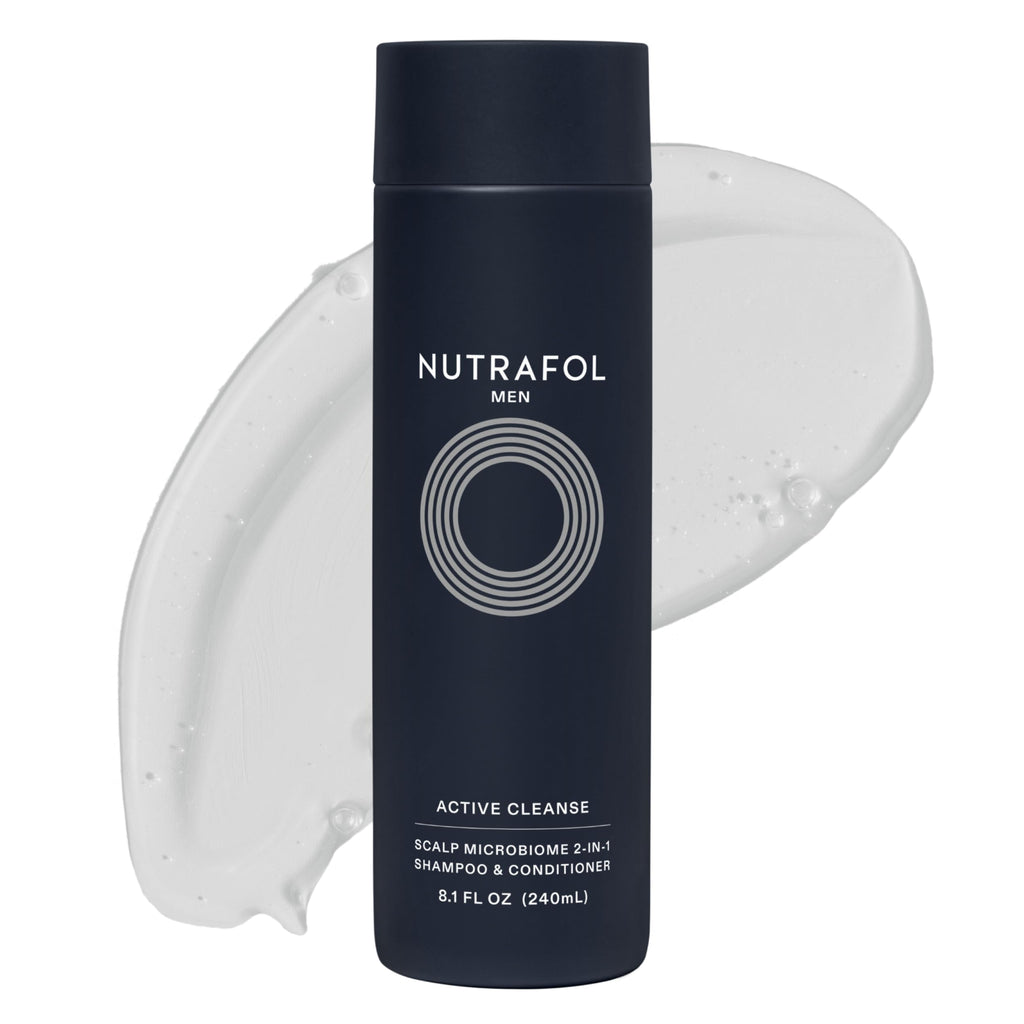 Nutrafol Men's 2-in-1 Shampoo and Conditioner for Thinning Hair, 8.1 Fl Oz | Physician Formulated 2-in-1 Shampoo and Conditioner, Cleanses, Hydrates, and Visibly Improves Hair Volume & Strength