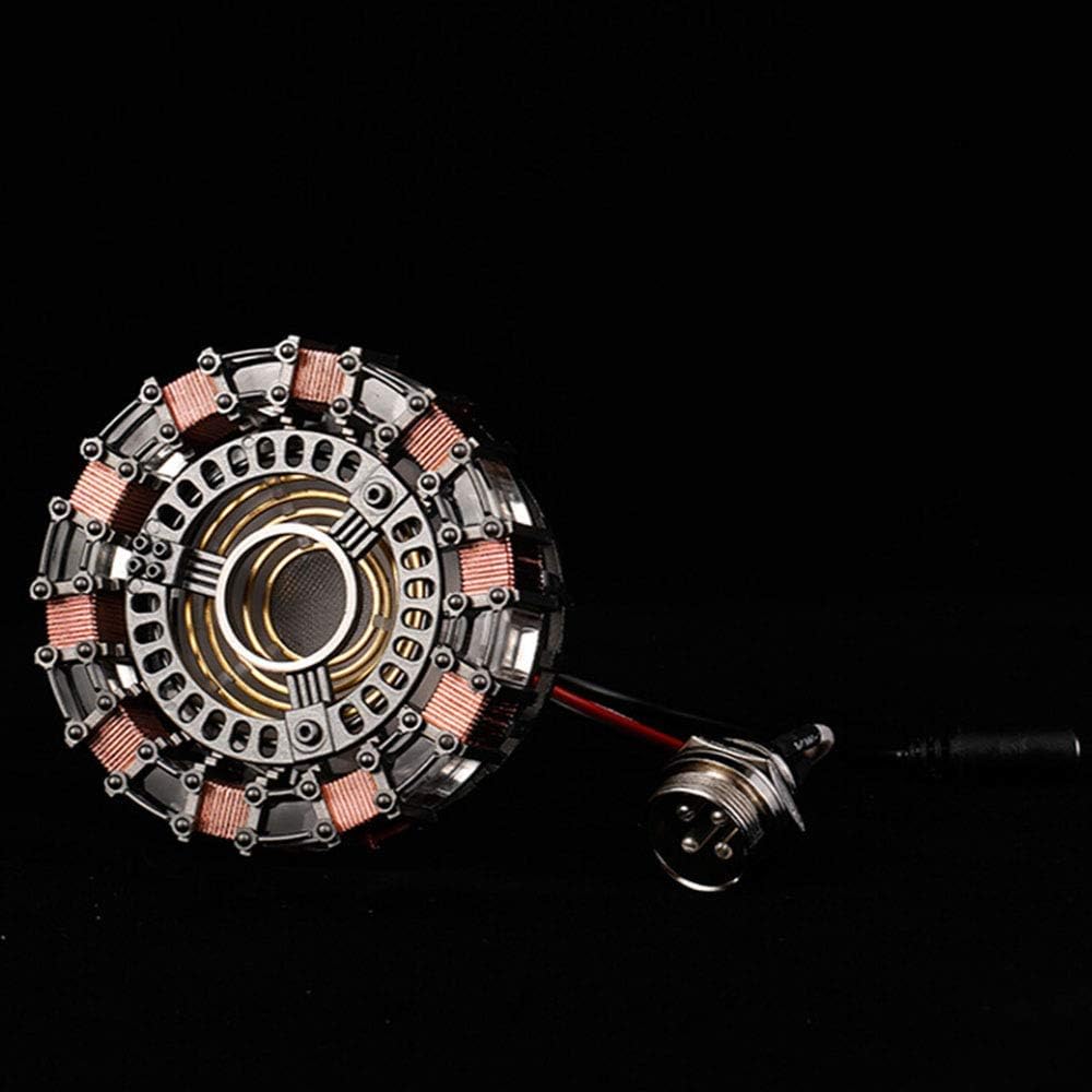 Buy now New Version 1:1 Iron Man Arc Reactor MK1,with LED Light, Tony Stark has a Heart Touch Sensitive, No Remote Control Required,Totally Easy Assembly ,USB Interface (with Display Case) at indiglob india