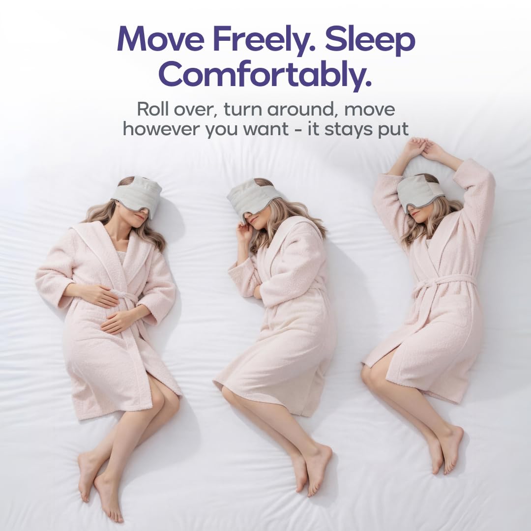 Mellow Weighted Sleep Eye Mask for Sleeping, Naps & Relaxation, Washable