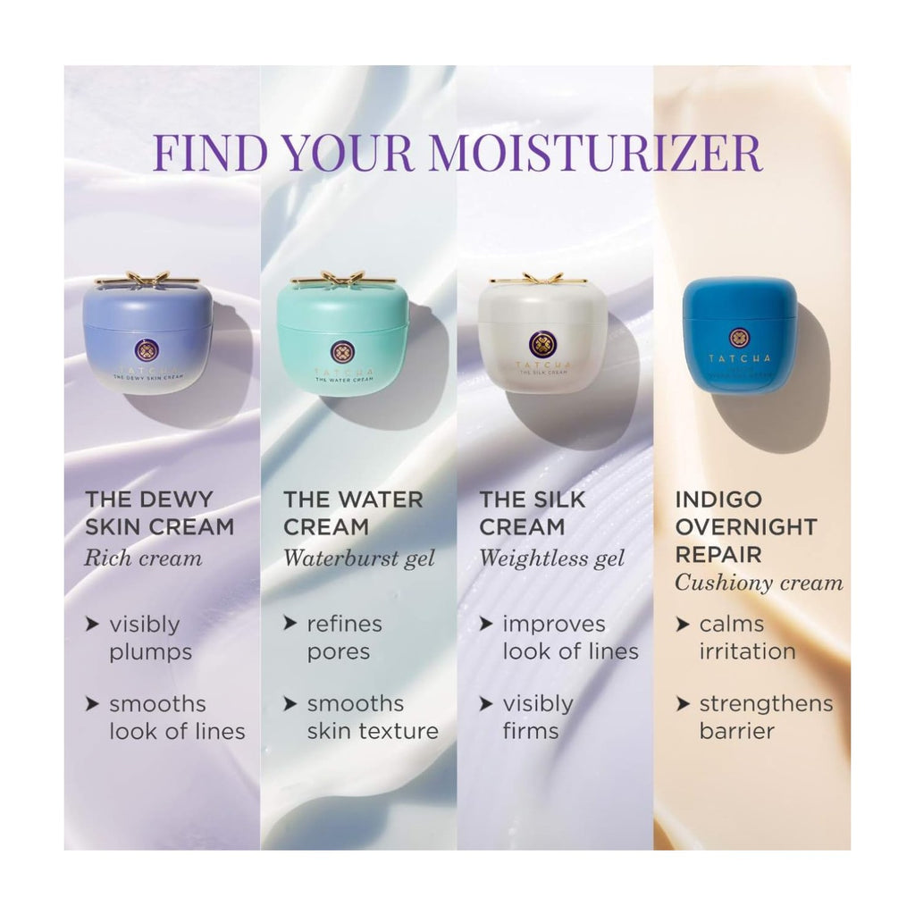 TATCHA The Dewy Skin Cream, Rich Plumping Moisturizer with Hyaluronic Acid | Improves skin barrier, reduces fine lines, plumps, & hydrates dry skin with hyaluronic acid, Hadasei-3, & biomimetic squalane