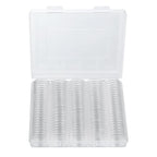MUQING 240 PCS 30mm 5 Size Plastic Coin Capsule Holder