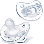 Buy now Chicco PhysioForma Silicone Orthodontic Pacifier, 0-6m | 100% Soft Silicone | Supports Breathing & Oral Development | Satin-Textured Nipple | Includes Sterilizing Case | BPA Free | Blue/Green, 2pk at indiglob india