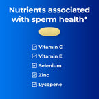 One A Day Men's Pre-Conception Health Multivitamin to Support Sperm Health, Supplement for Men with Vitamin C, Vitamin E, Selenium, Zinc, and Lycopene, 30 Count