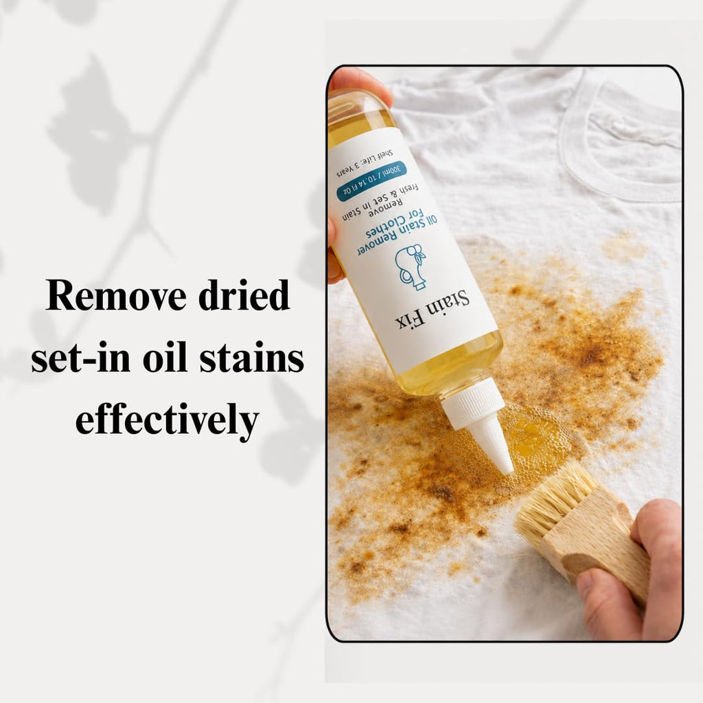 Oil & Grease Stain Remover for Clothes (10.14oz) – For Laundry