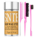 Hair Wax Stick & Slick Back Hair Brush – Frizz Control for Women & Kids, Non-Greasy & No Residue – Smooths Flyaways, Creates Sleek Ponytails & Buns – Styling Accessories & Teen Girl Gifts Trendy Stuff