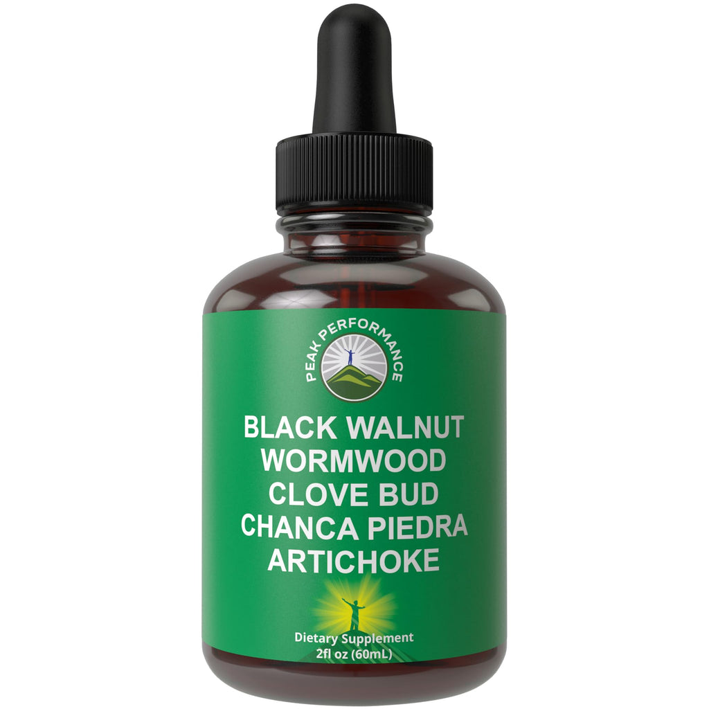 Wormwood Black Walnut Clove Cleanse for Humans Liquid Tincture Supplement