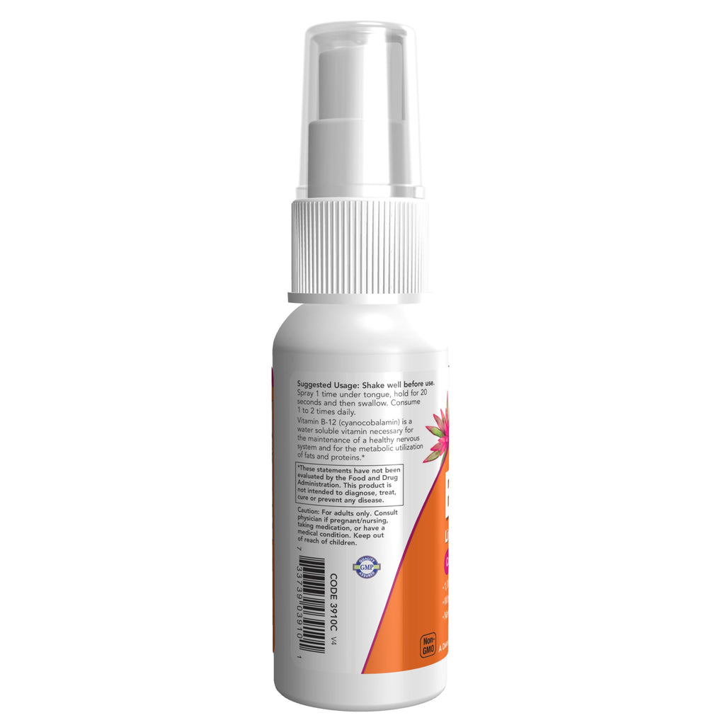 Buy now NOW Foods Supplements, Vitamin B-12 Liposomal Spray with Folic Acid, TMG and B-6, 2-Ounce at indiglob india