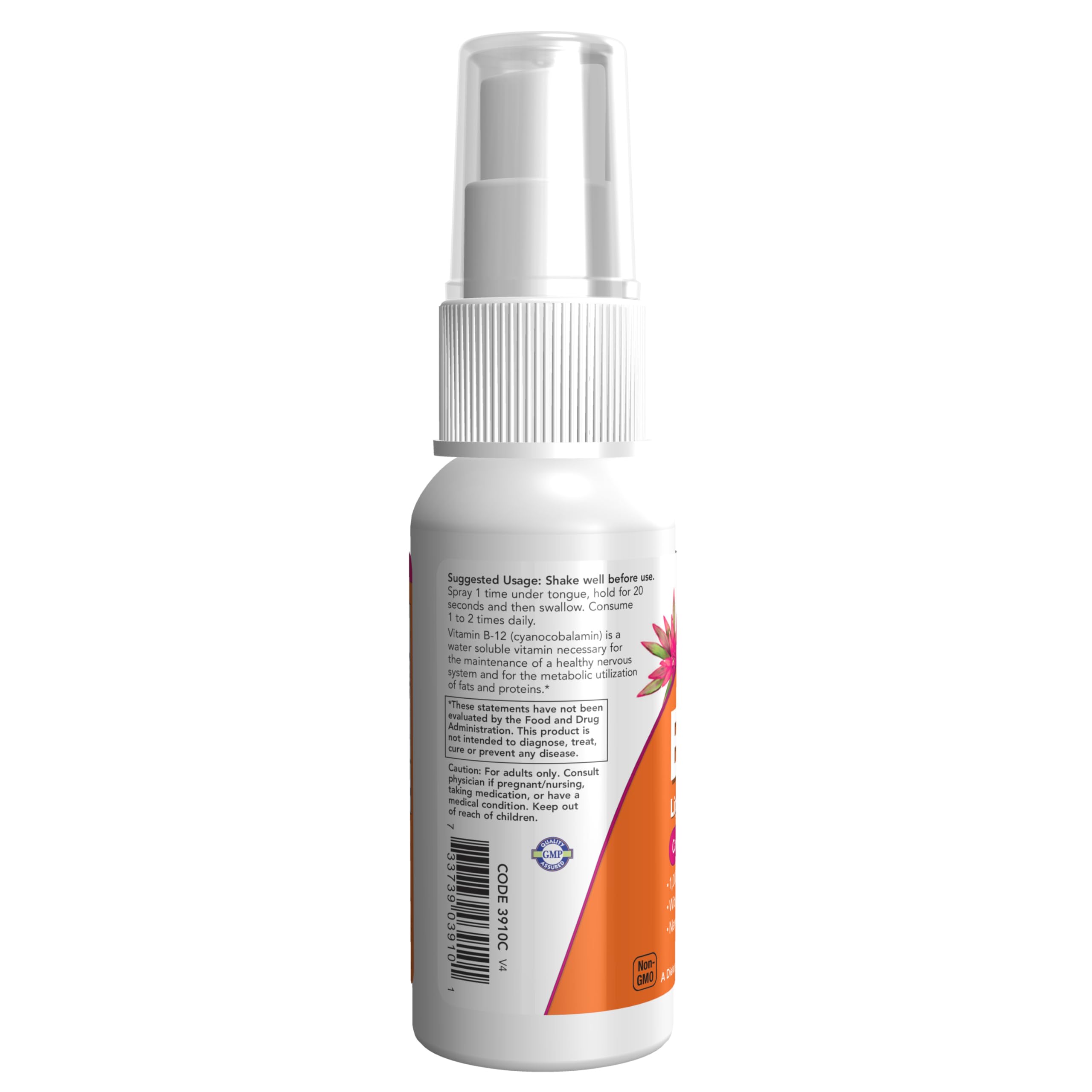 Buy now NOW Foods Supplements, Vitamin B-12 Liposomal Spray with Folic Acid, TMG and B-6, 2-Ounce at indiglob india