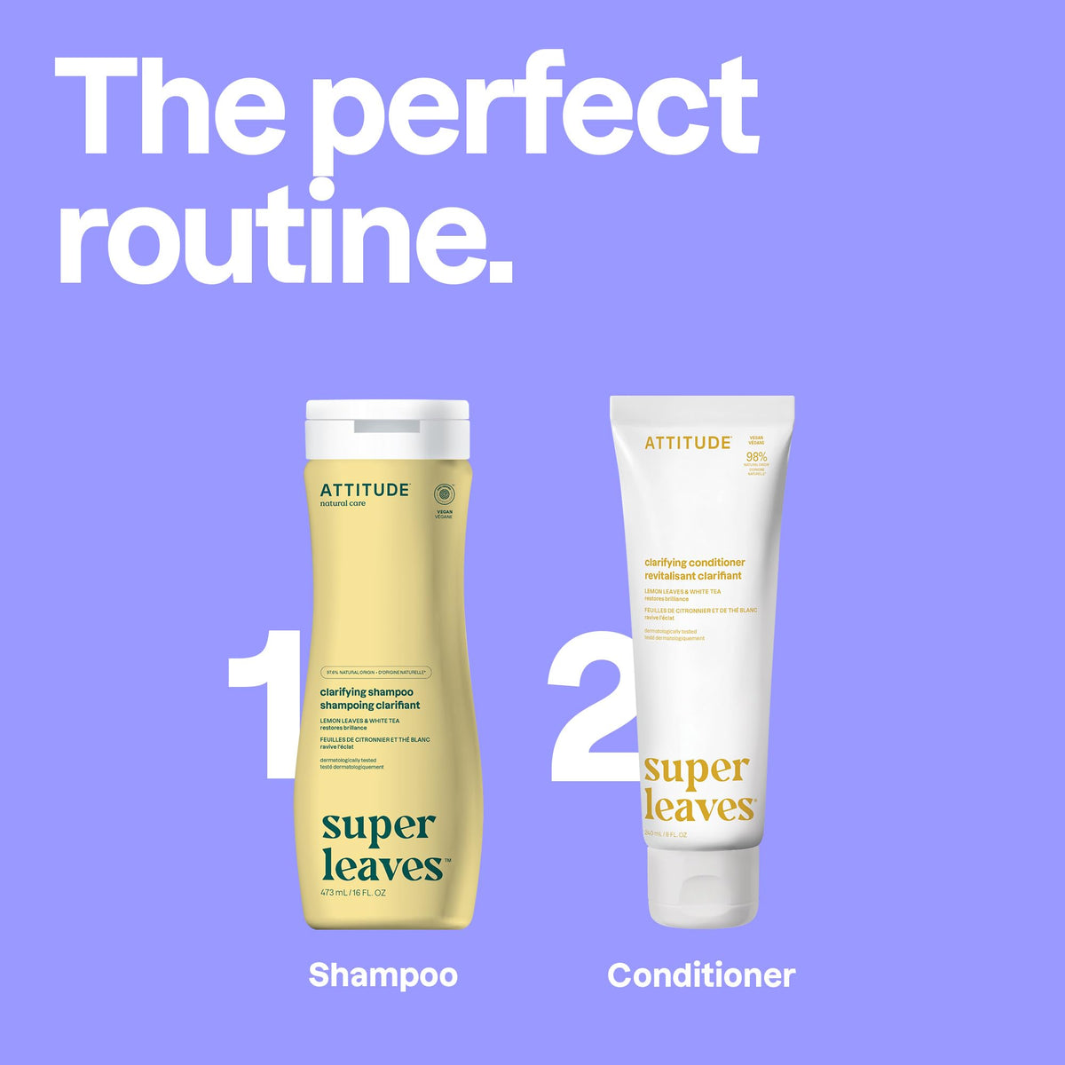ATTITUDE Clarifying Hair Conditioner for Oily Hair & Build Up, 8 Fl Oz