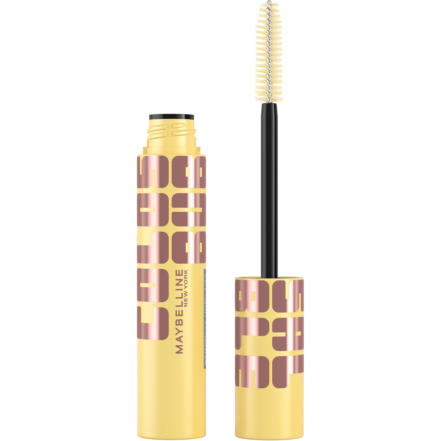 Buy now Maybelline The Colossal Bubble Washable Mascara, Buildable Mascara Volume and Length Formula for Bold, Separated Lashes, Very Black, 1 Count Very Black Waterproof at indiglob india