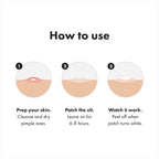 Hero Cosmetics Mighty Patch Surface Large Acne Pimple Patches, 10 Ct | Multi-Blemish Acne Spot Patch; For Cheek, Forehead, and Chin; Hydrocolloid Covers; Pimple Stickers; Vegan-friendly