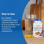 Nutricost Berberine HCl with Ceylon Cinnamon Capsules (120 Capsules) | 60 Servings, GMO-Free, Animal-Free Product