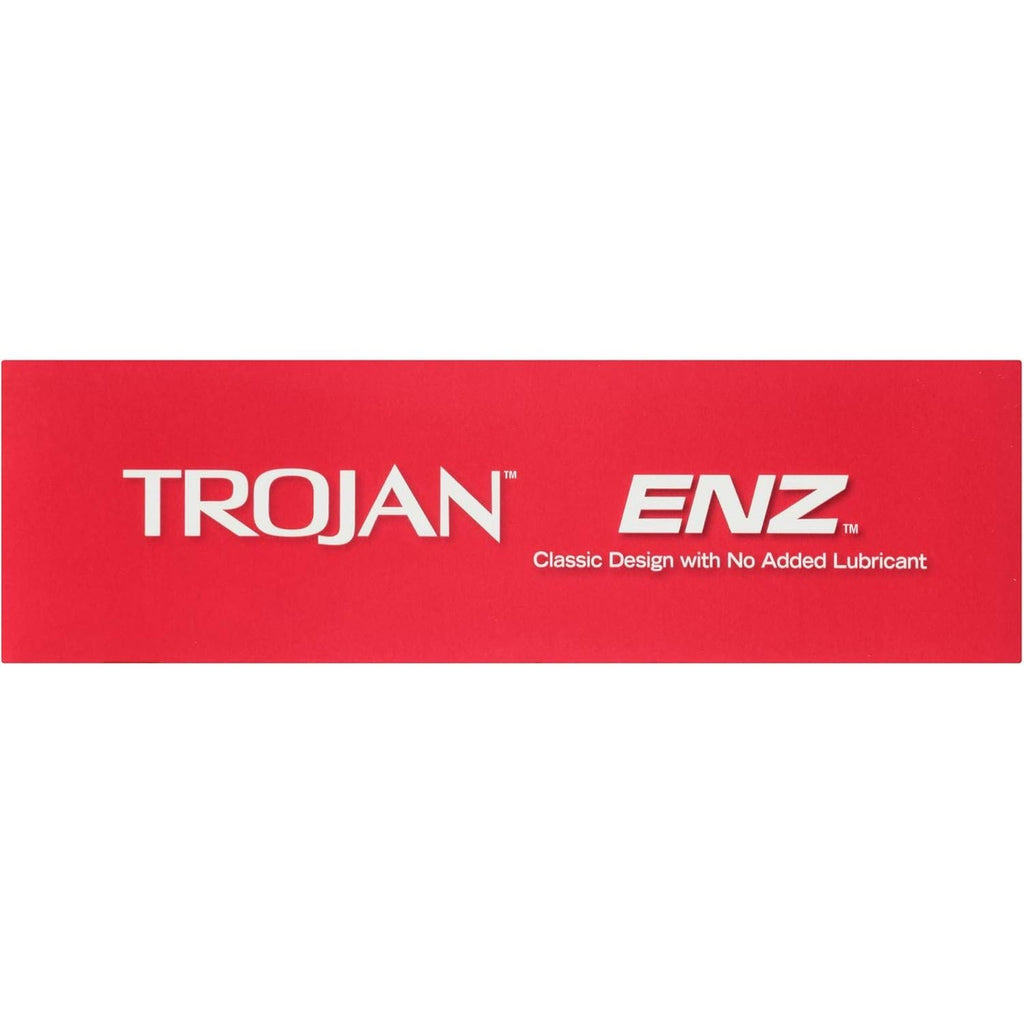 Buy now Trojan ENZ Natural Latex Non-Lubricated Condoms - 12 Count at indiglob india