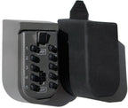 Key Lock Box for Outside Wall Mount, Waterproof Spare Key Storage Box, 10-digits Combination Lockbox Push Button Key Keeper Box for Home Indoor & Outdoor Realtors Landlord Property Management