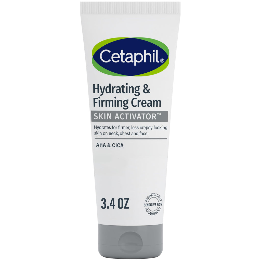 Buy now Cetaphil Skin Activator Hydrating & Firming Cream For Face, Neck & Chest 3.4 oz, Mandelic Acid (AHA) and Centella Asiatica (CICA) Cream, Hydrates and Firms Aging Skin, Anti-Aging Skincare at indiglob india