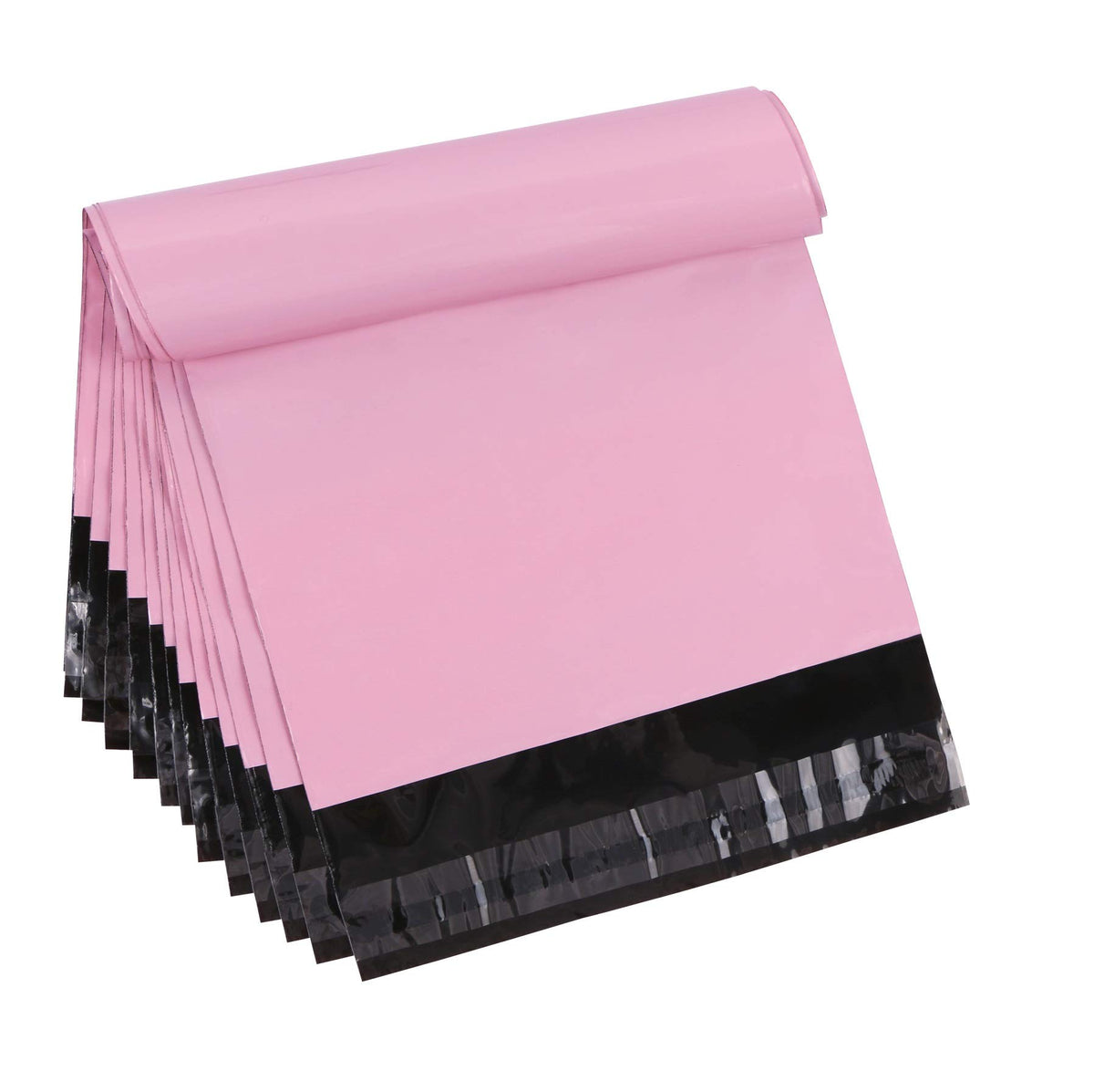 10 x 13.6inch Pink Poly Mailer Bags with Self Adhesive Strip,30 Pcs