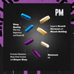 Buy now Animal PM - Sleep Aid for Adults Non-Habit Forming Relaxation Enhancer and Mood Support with Melatonin, L-Theanine, Zylaria, Zinc, Magnesium, Vitamin B6, GABA + AKG Anabolic Stack Supply, 30 Count at indiglob india
