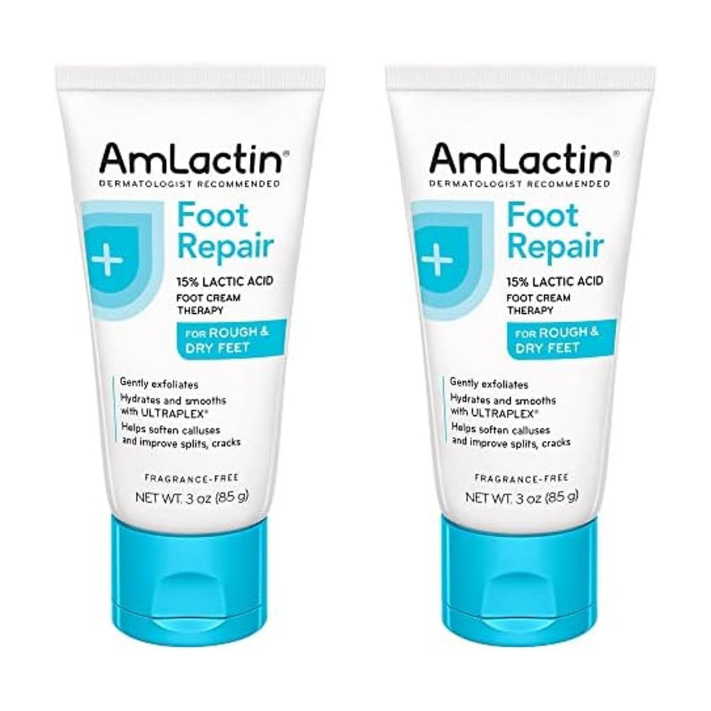 AmLactin Foot Cream Therapy, 3 Ounce (Pack of 2)