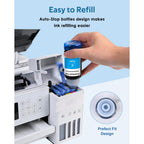 Compatible Ink Bottle Replacement for Epson 522 Ink Refill Bottles