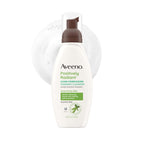 Aveeno Positively Radiant Clear Complexion Foaming Face Cleanser, 6 fl. oz | Facial Cleanser with Soy Extract & 0.5% Salicylic Acid, Acne Treatment Face Wash, Oil-Free, Hypoallergenic, No Added Sulfates