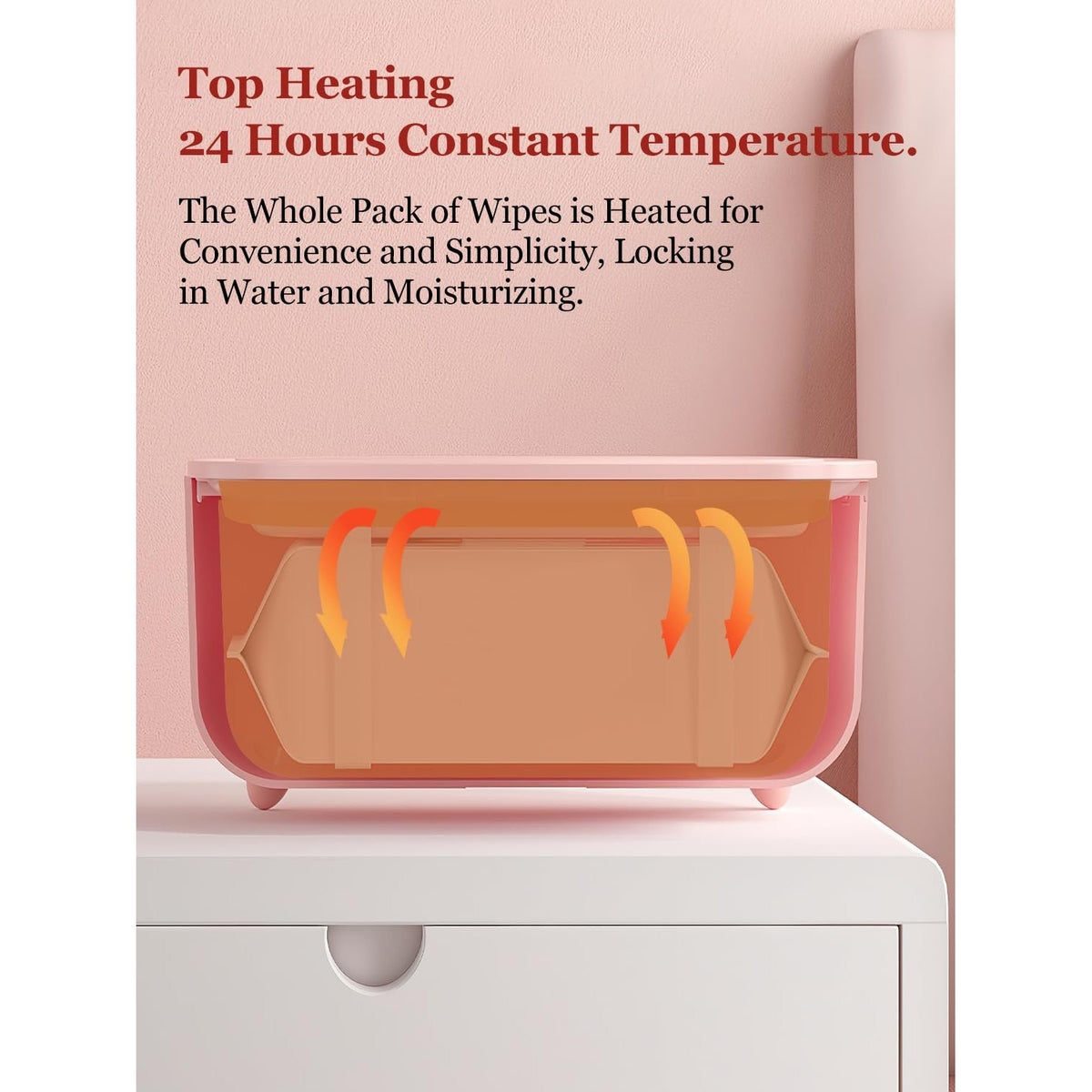 Wipe Warmer - 2026 New Premium Baby Wet Wipes Dispenser, Baby Wipe Warmer for Home Use - Essential Calentador De Wipes para Bebes - Travel Friendly with Direct Plug-in Power Supply