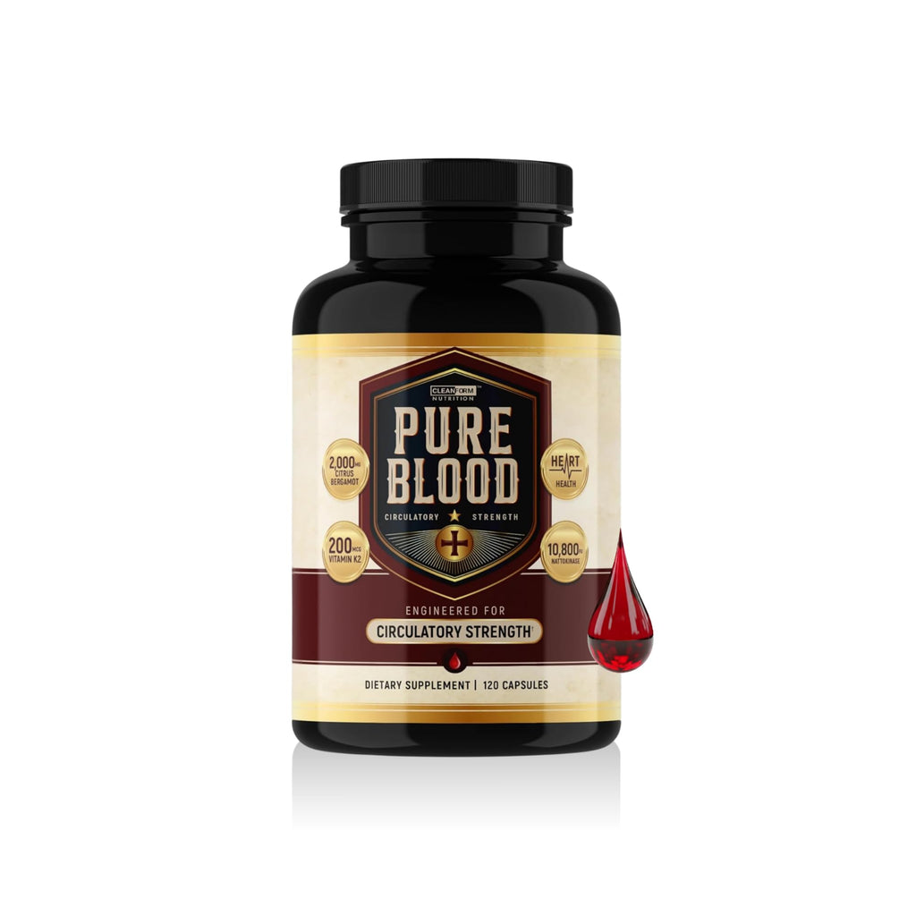 Cleanform PureBlood Circulatory Wellness Formula, 120 Vegetarian Capsules