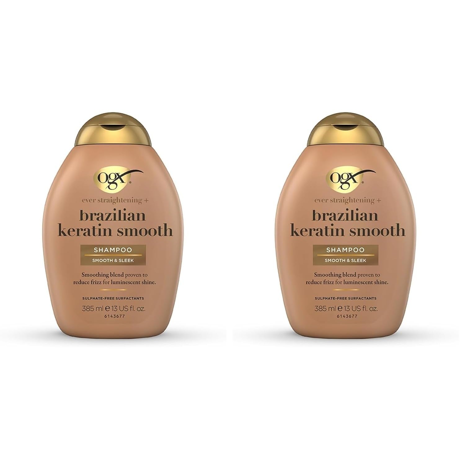 Buy now OGX Ever-Straight Brazillian Keratin Therapy Shampoo, 13 Ounce 13 Fl Oz (Pack of 2) at indiglob india