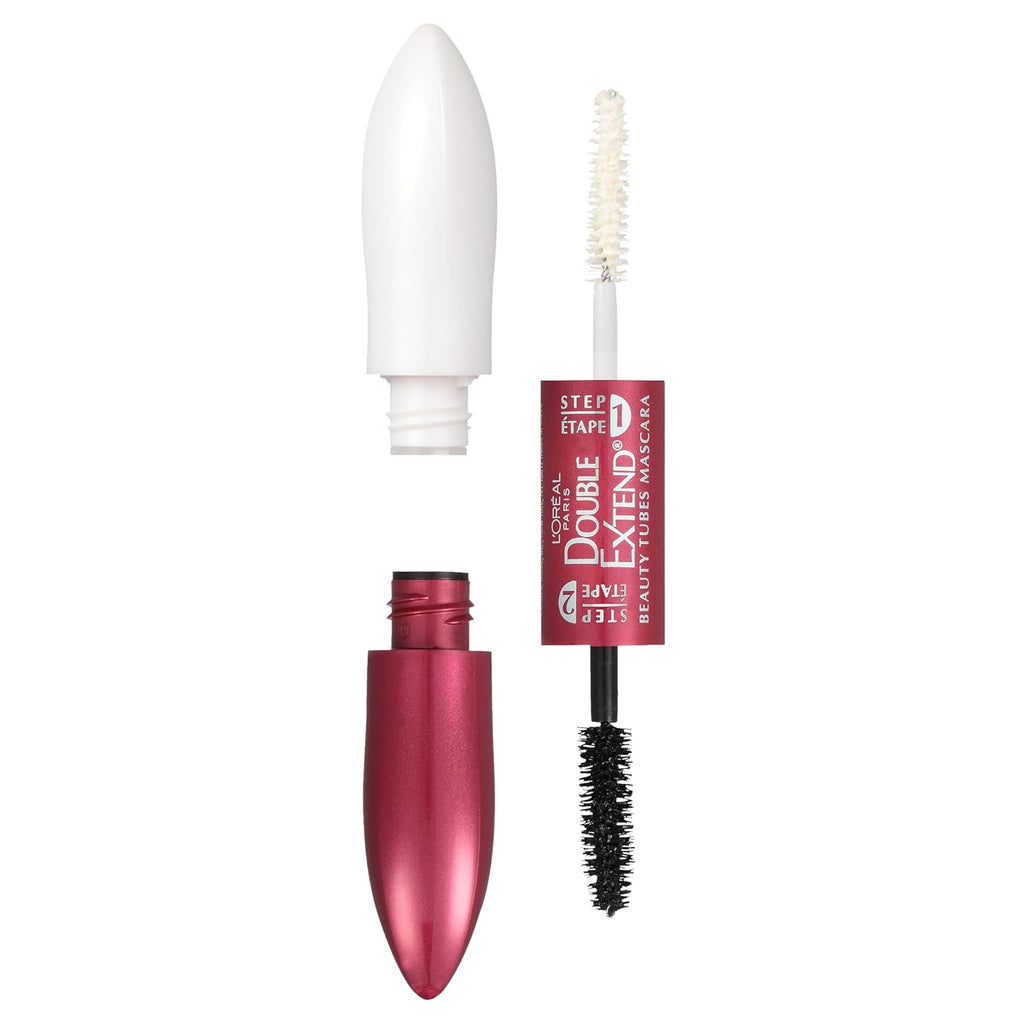 Buy now L'OrÃ©al Paris Double Extend Beauty Tubes Lengthening Mascara, Blackest Black, 0.33 fl. oz. at indiglob india