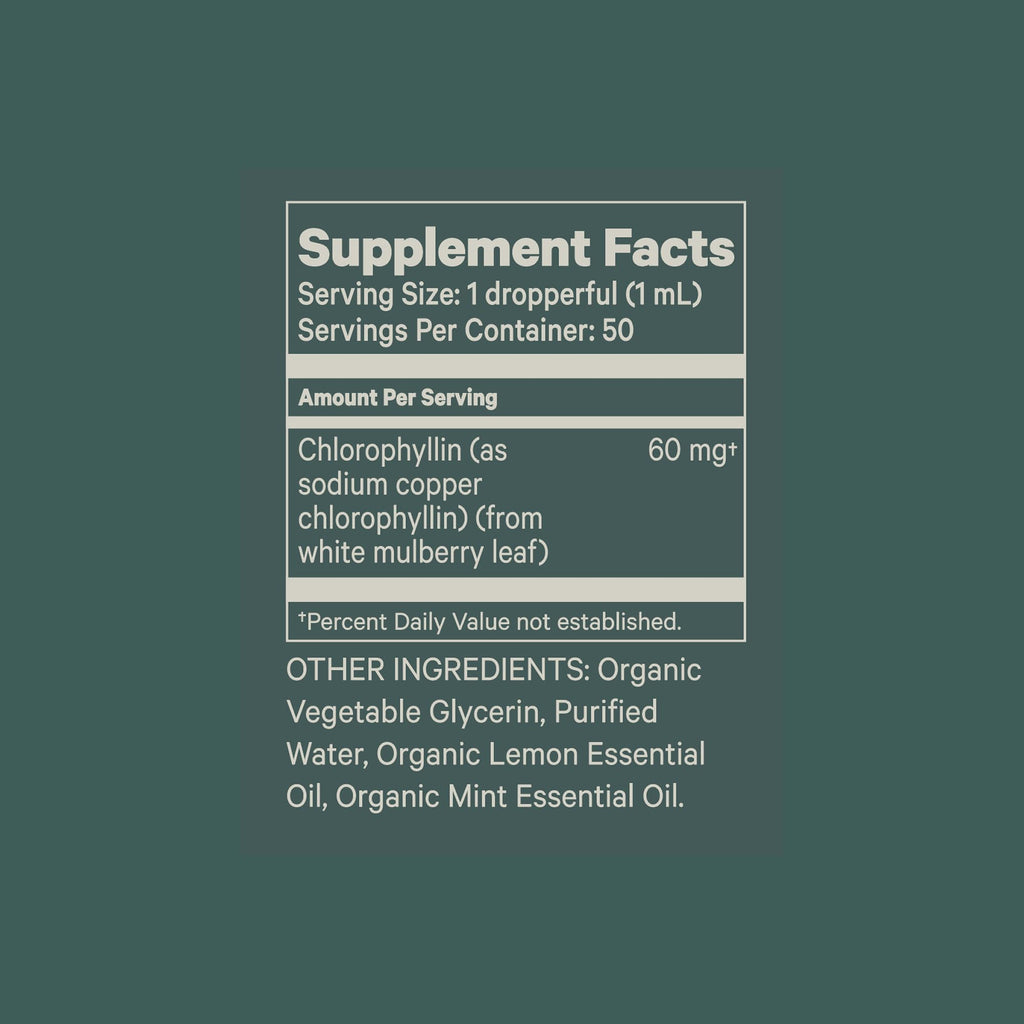 Juna 2-Pack Liquid Chlorophyll Detox Drops, Lemon Mint Flavor, 3X Strength | 2-Bottle Value Pack, Mulberry Leaf Derived, Non-GMO, 3rd Party Tested, Made in USA, Sugar-Free, Alcohol-Free, 60mg