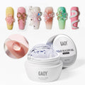 GAOY Clear 3D Sculpting Gel for Nail Art, 15g Solid Builder Gel | Non-Sticky Hard for Carving Molding and Building