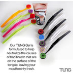 Buy now TUNG Brush Tongue Cleaner, Plastic TUNG Scraper, Tongue Cleaning to Fight Bad Breath, Halitosis Defense, USA Made, 2-Pack at indiglob india