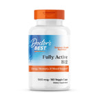 Doctor's Best Vitamin B12 Methylcobalamin for Men & Women - Vitamin B 12 Caps 1500 mcg, VIT B-12 Supplement, Vegan, Gluten Free, Non GMO, Fully Active - 180 Veg Capsules