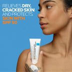 La Roche-Posay Cicaplast Balm B5 SPF 50 with Centella Asiatica 1.35oz | Multi-purpose cream with panthenol, shea butter, tribioma, zinc oxide sunscreen. Skin protectant for dry skin.