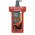 DOVE MEN Moisturizing Body Wash for Men, Bourbon Vanilla + Hazelnut, 26oz